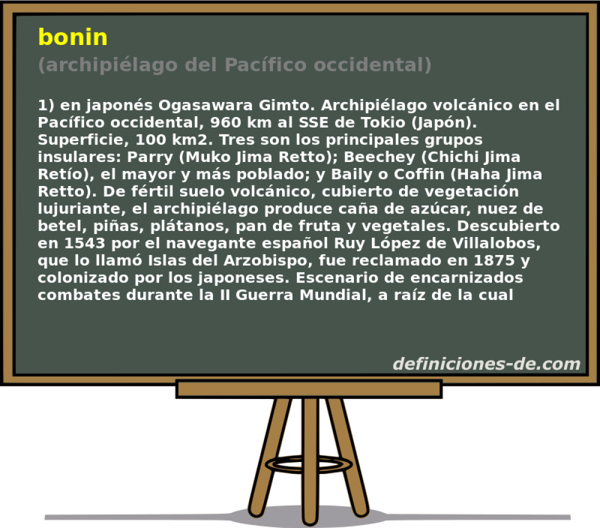 bonin (archipilago del Pacfico occidental)
