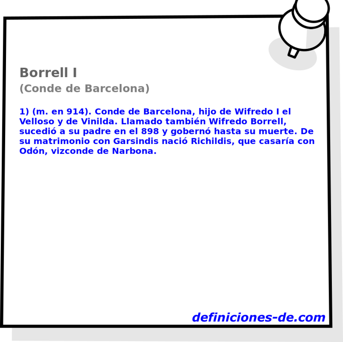 Borrell I (Conde de Barcelona)