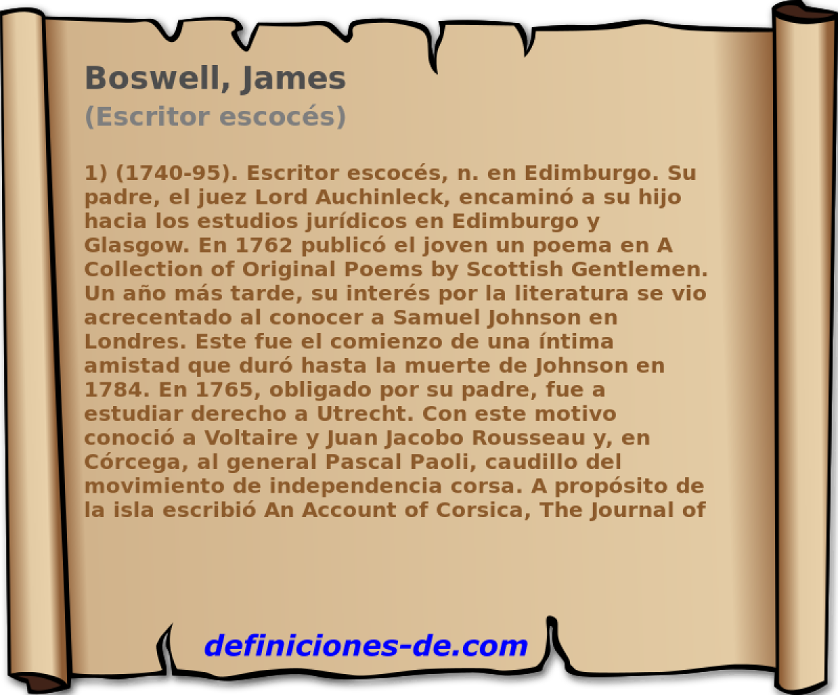 Boswell, James (Escritor escocs)