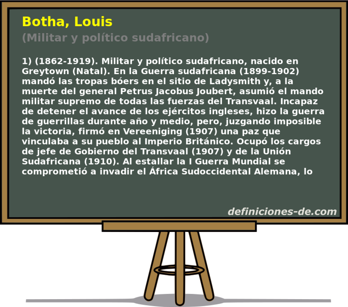 Botha, Louis (Militar y poltico sudafricano)