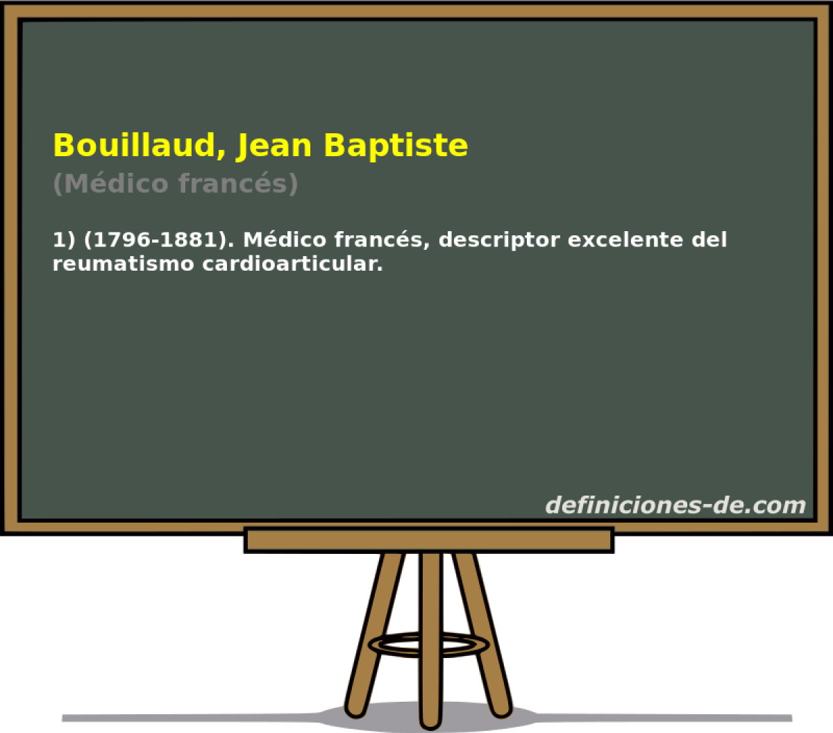 Bouillaud, Jean Baptiste (Mdico francs)