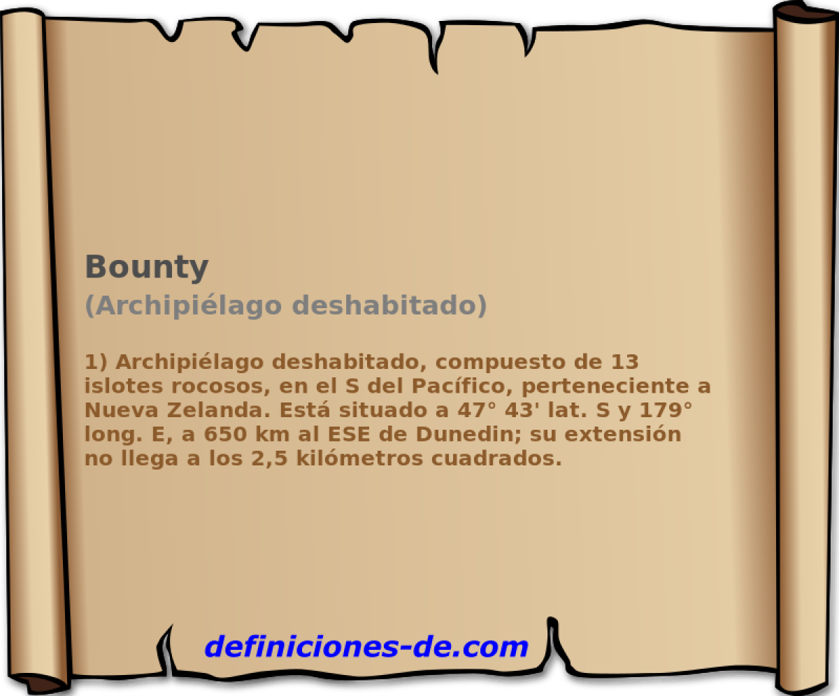 Bounty (Archipilago deshabitado)