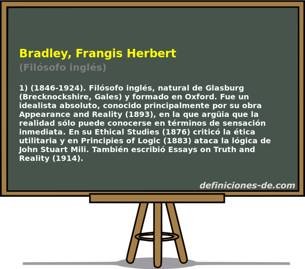 Bradley, Frangis Herbert (Filsofo ingls)