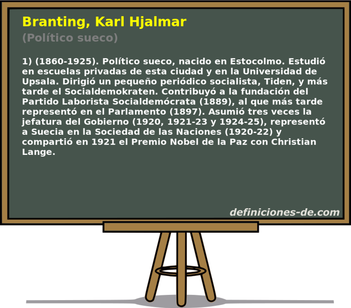 Branting, Karl Hjalmar (Poltico sueco)