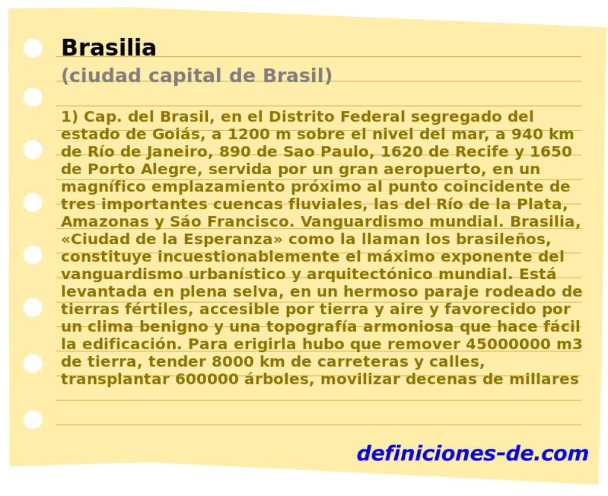Brasilia (ciudad capital de Brasil)