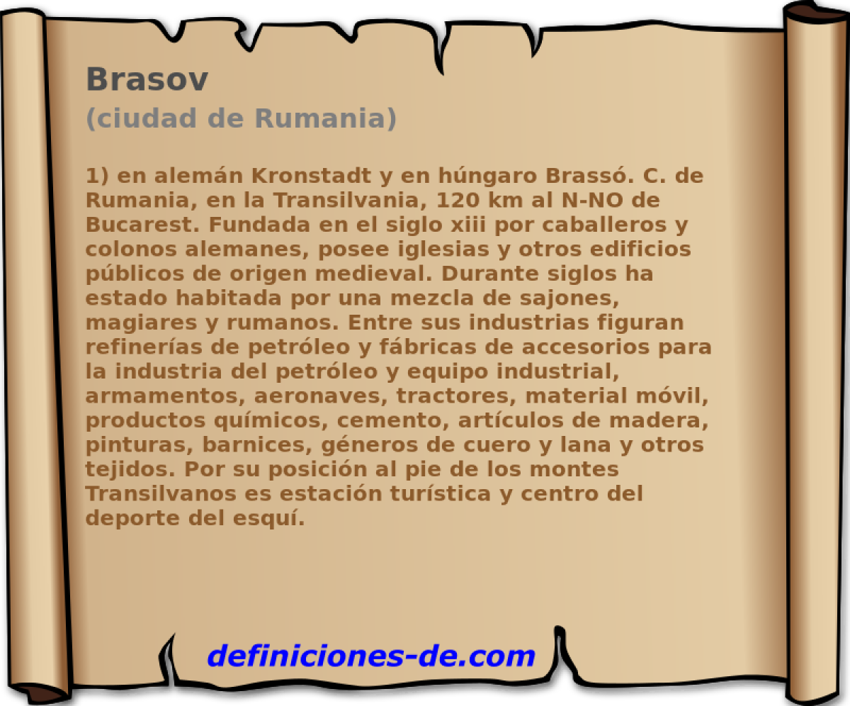 Brasov (ciudad de Rumania)