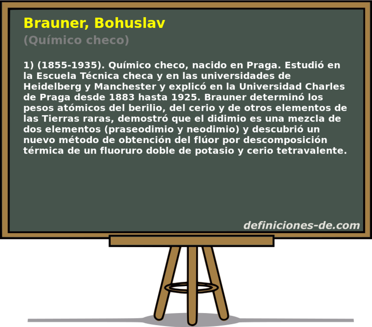 Brauner, Bohuslav (Qumico checo)