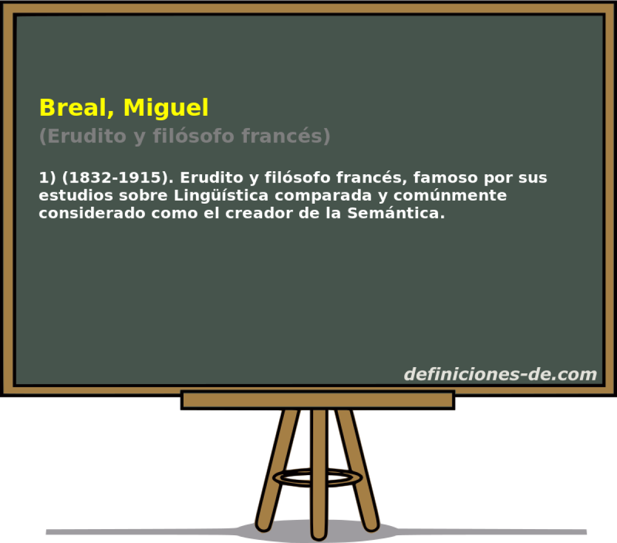 Breal, Miguel (Erudito y filsofo francs)
