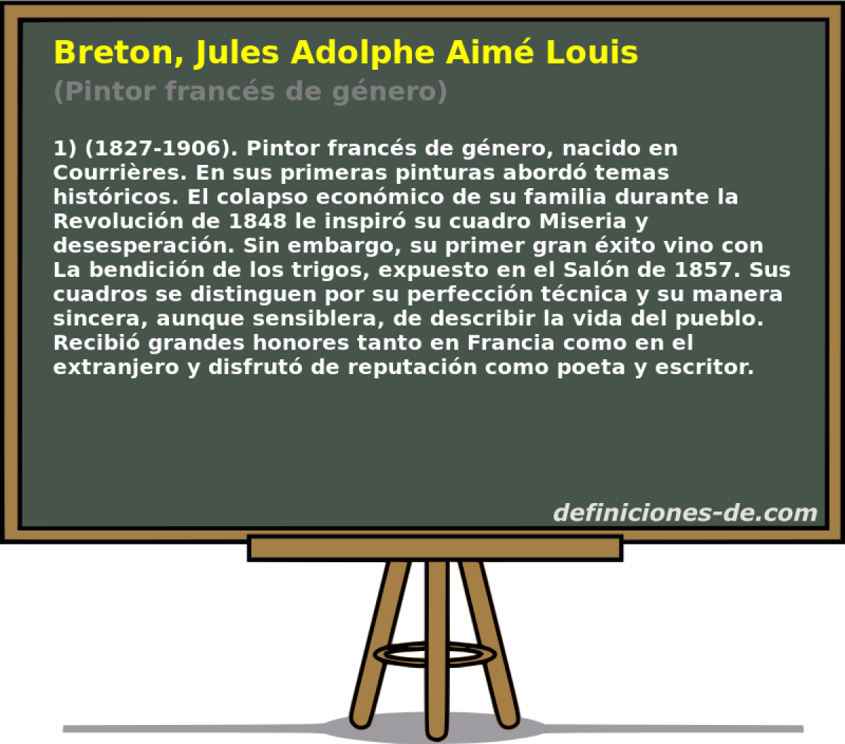 Breton, Jules Adolphe Aim Louis (Pintor francs de gnero)
