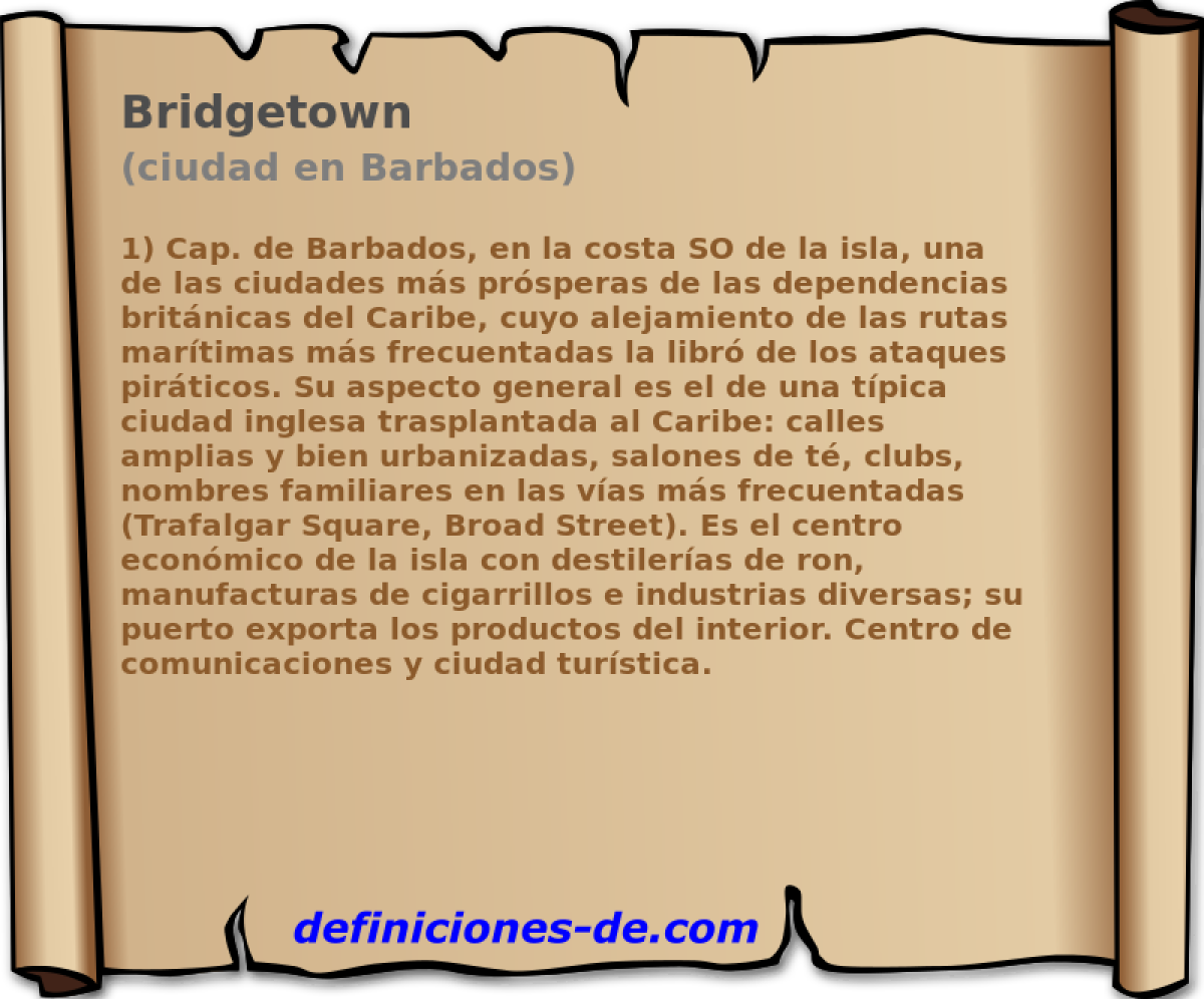 Bridgetown (ciudad en Barbados)