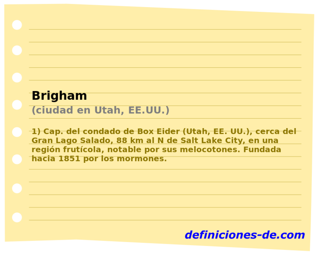 Brigham (ciudad en Utah, EE.UU.)
