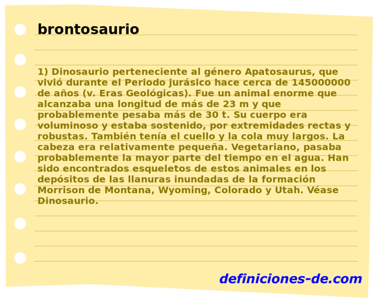 brontosaurio 