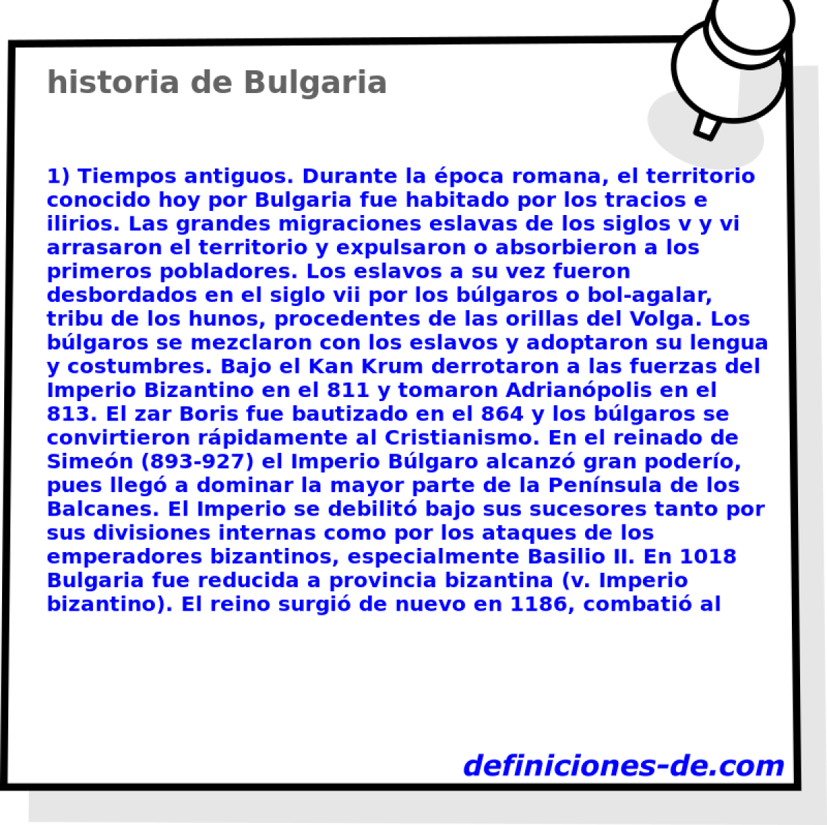 historia de Bulgaria 