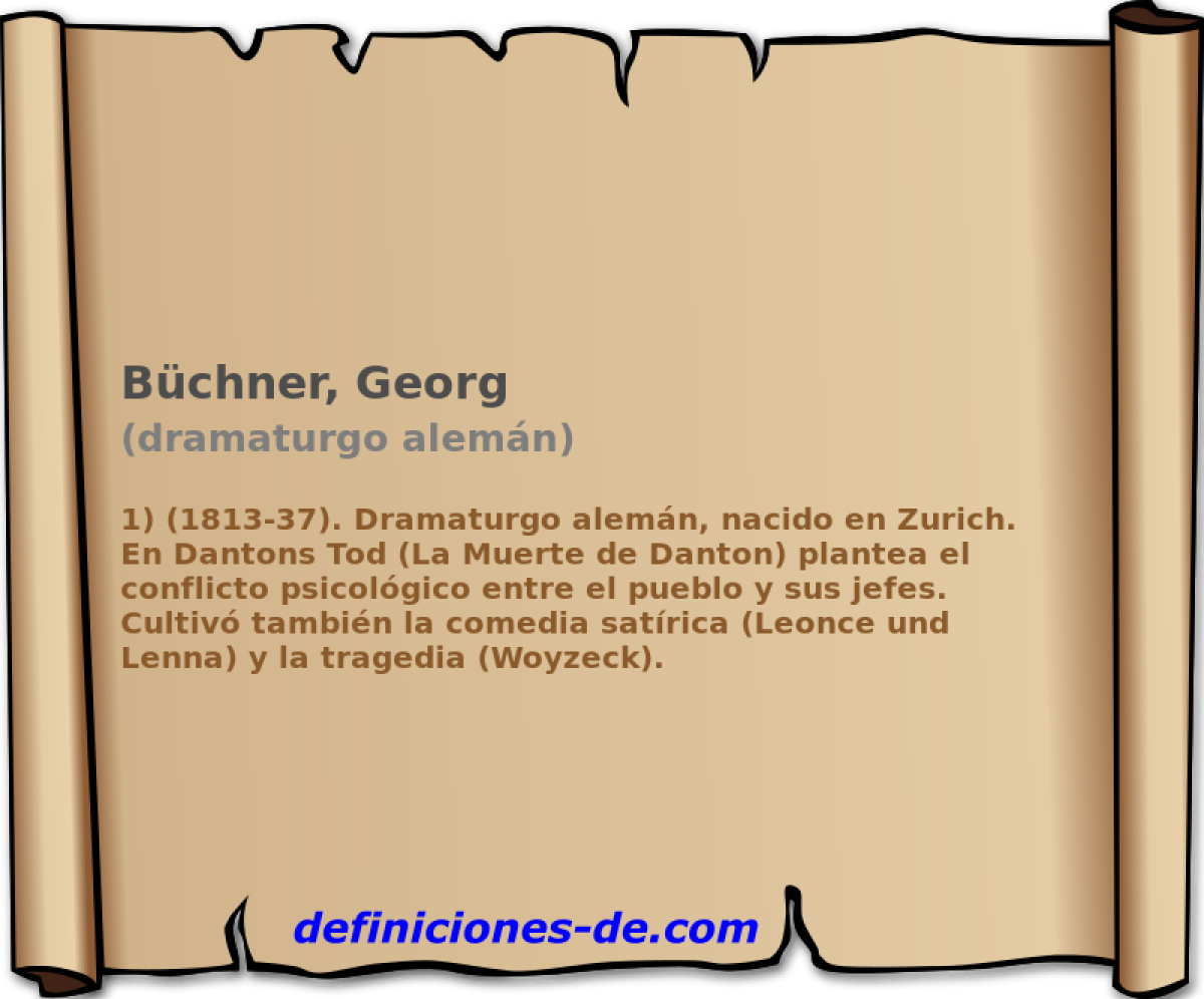 Bchner, Georg (dramaturgo alemn)