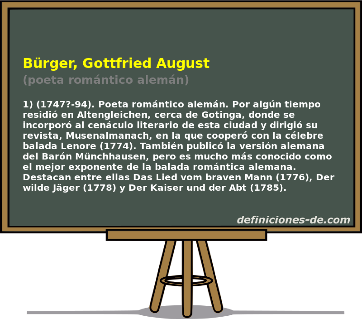 Brger, Gottfried August (poeta romntico alemn)