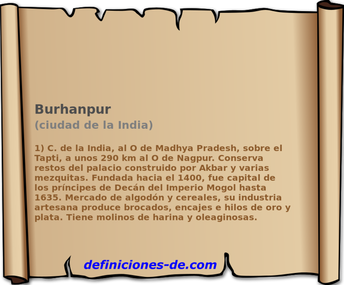 Burhanpur (ciudad de la India)