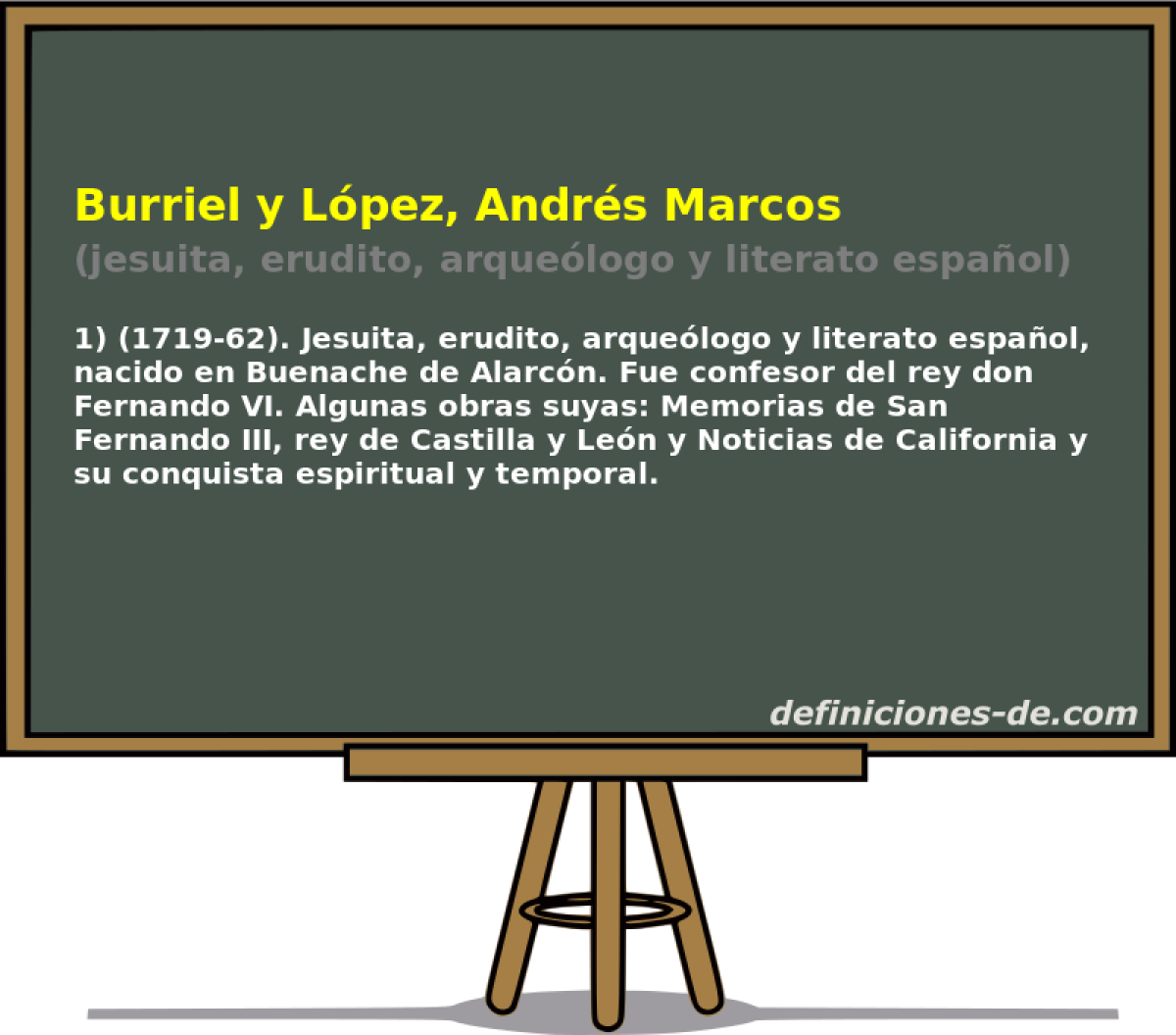 Burriel y Lpez, Andrs Marcos (jesuita, erudito, arquelogo y literato espaol)