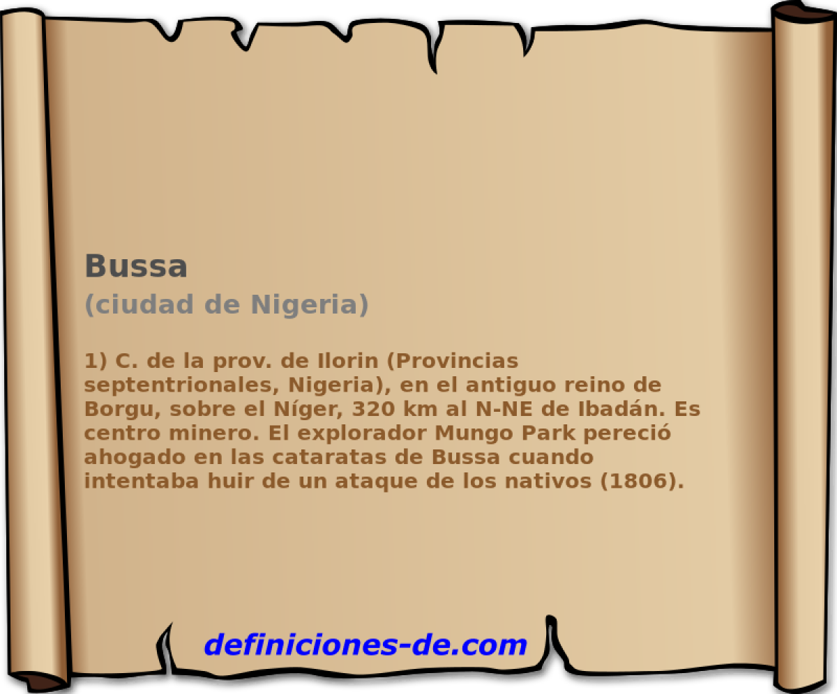 Bussa (ciudad de Nigeria)