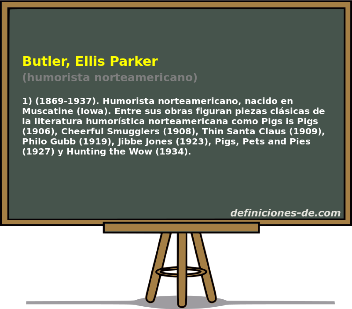 Butler, Ellis Parker (humorista norteamericano)