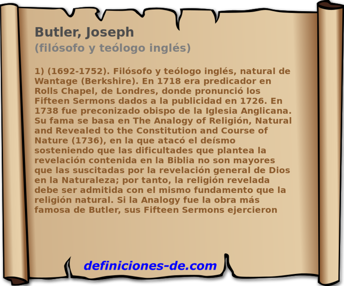 Butler, Joseph (filsofo y telogo ingls)