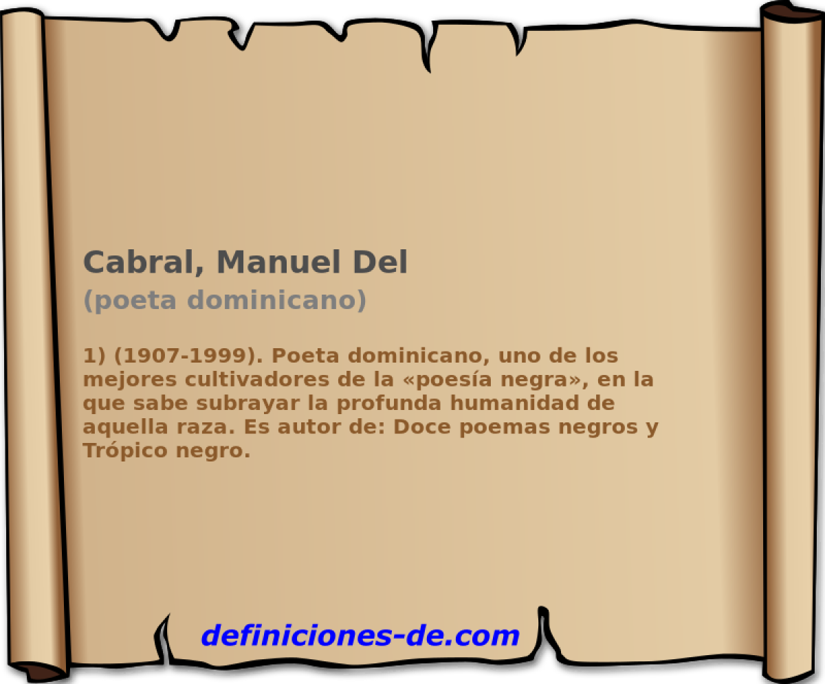 Cabral, Manuel Del (poeta dominicano)