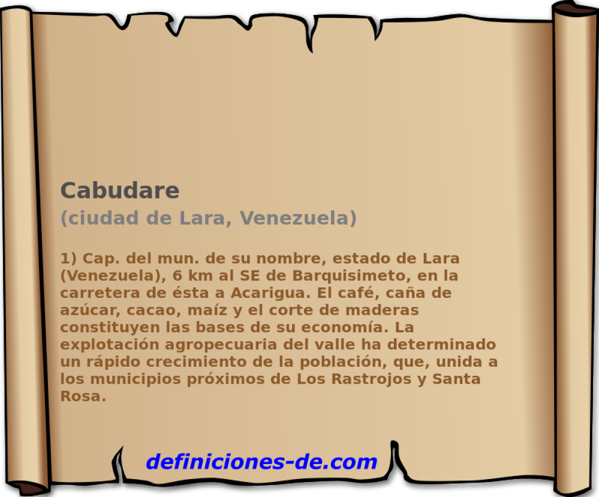 Cabudare (ciudad de Lara, Venezuela)