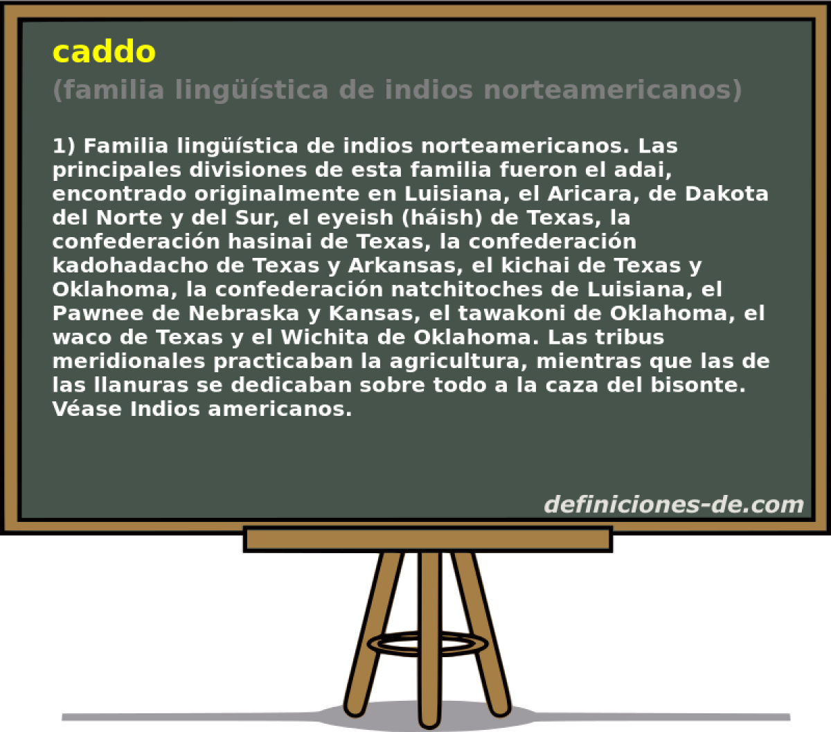 caddo (familia lingstica de indios norteamericanos)