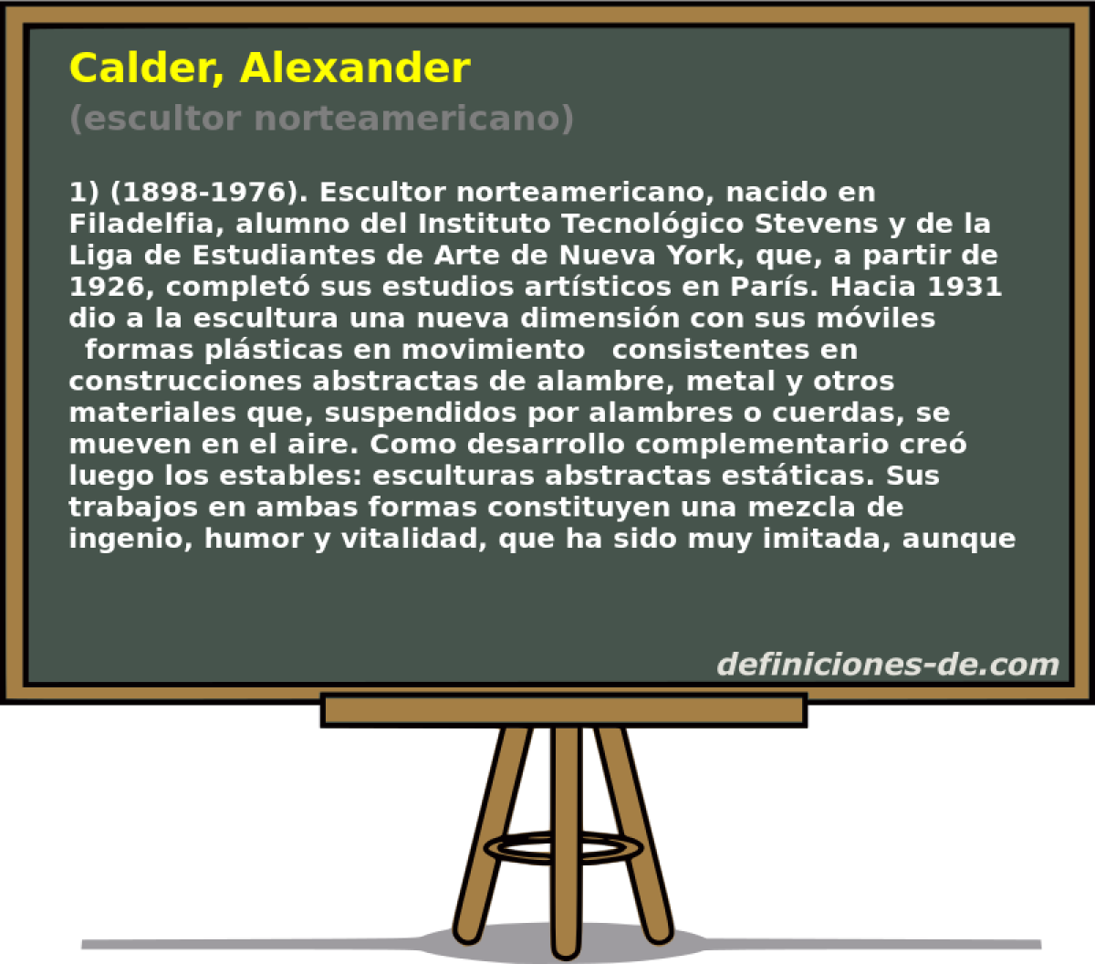 Calder, Alexander (escultor norteamericano)
