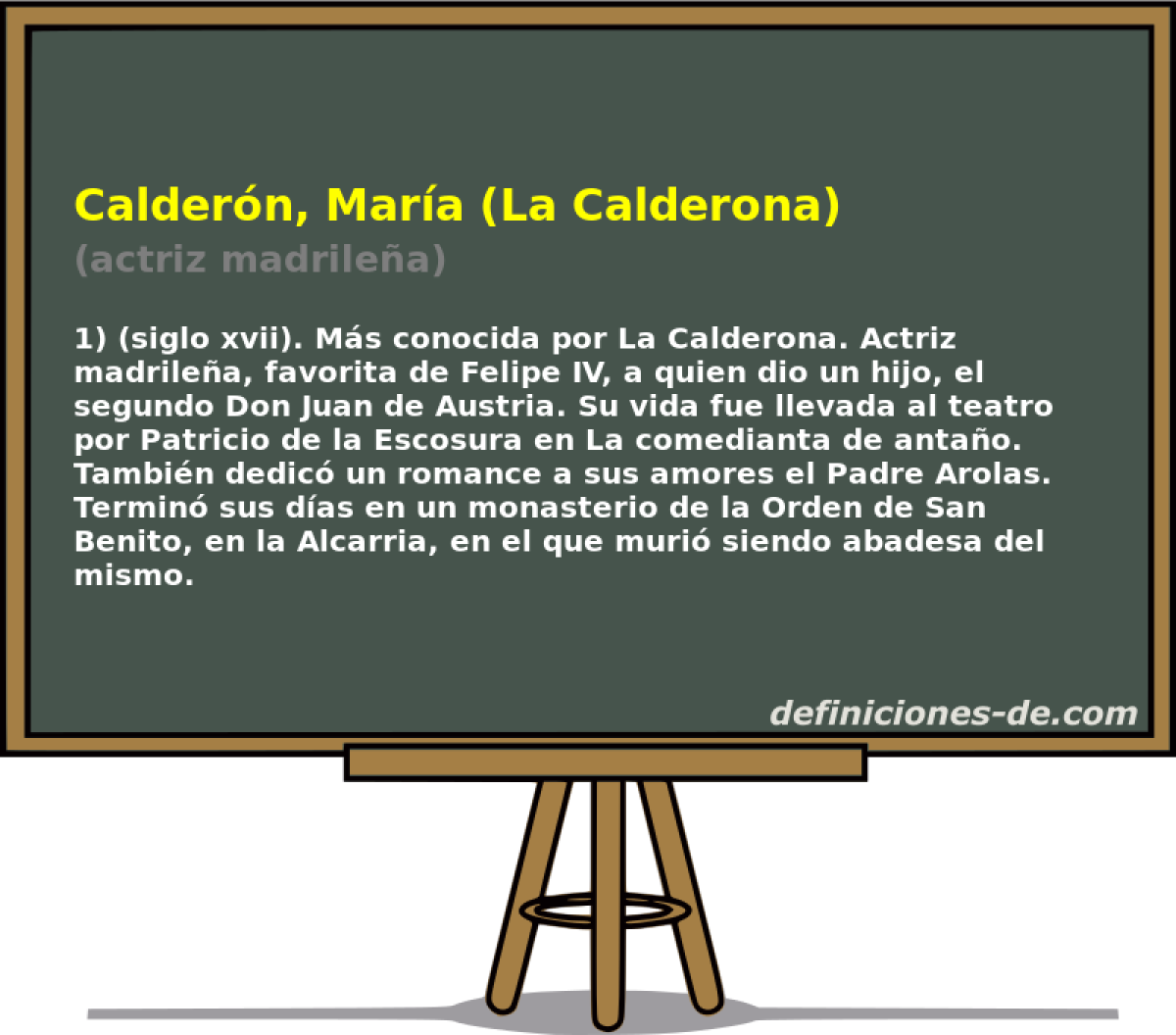 Caldern, Mara (La Calderona) (actriz madrilea)