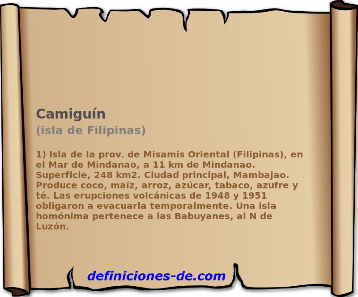 Camigun (isla de Filipinas)