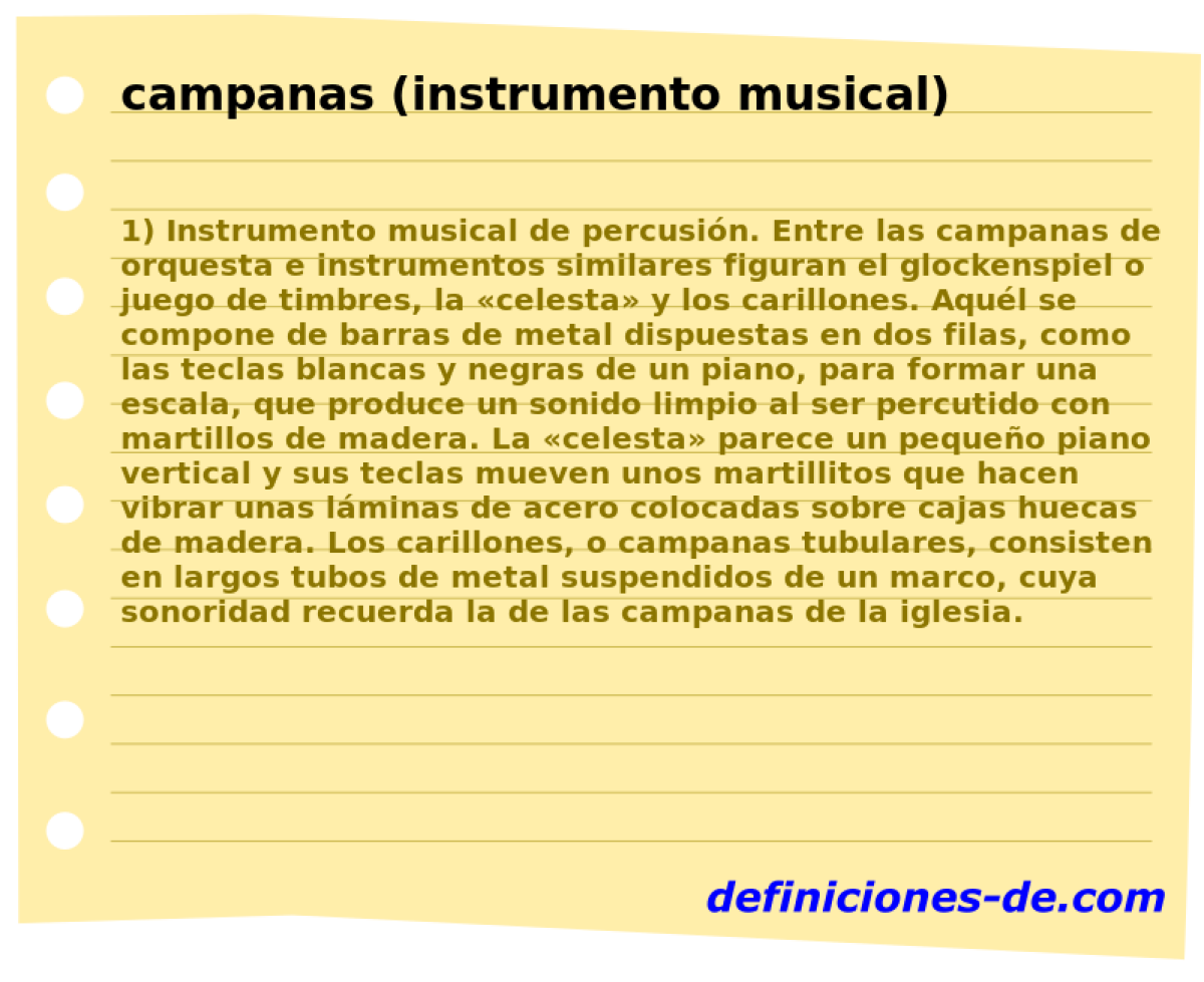 campanas (instrumento musical) 
