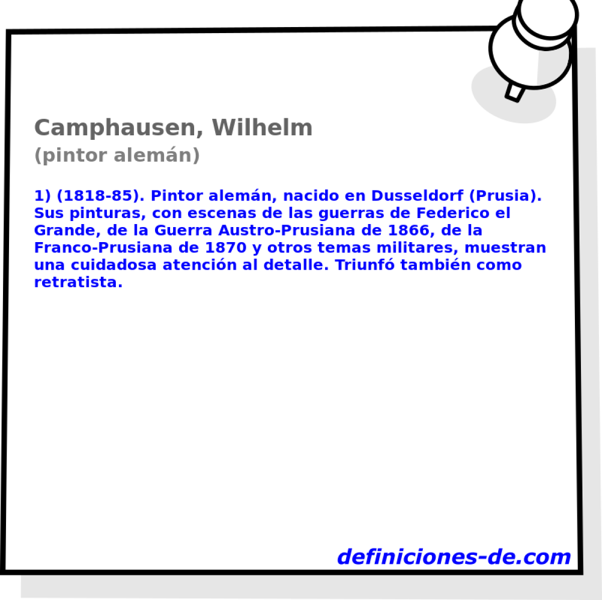 Camphausen, Wilhelm (pintor alemn)