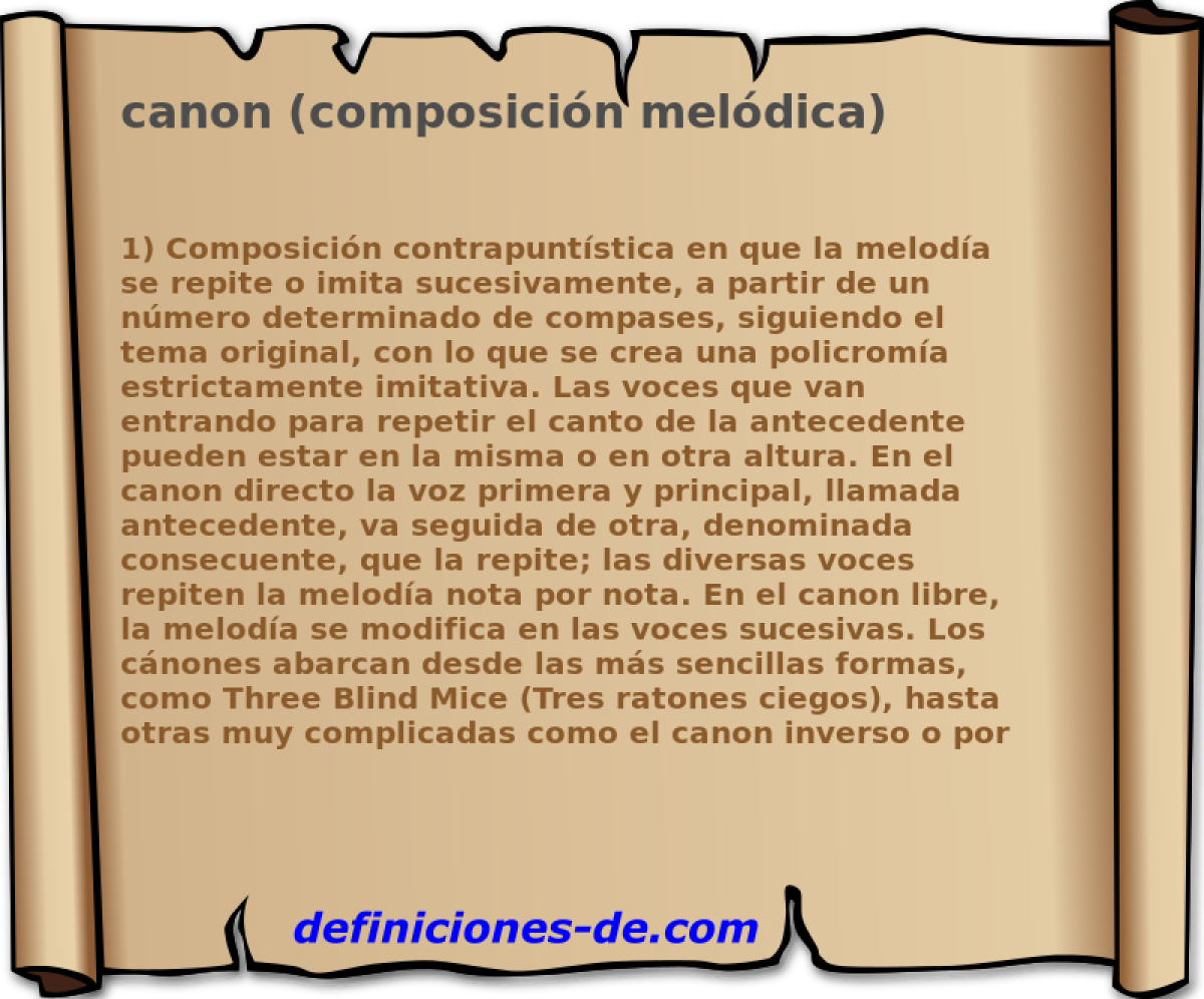 canon (composicin meldica) 
