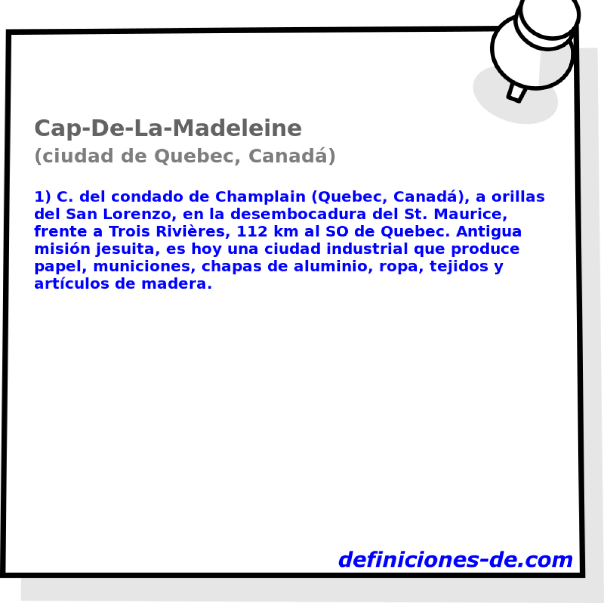 Cap-De-La-Madeleine (ciudad de Quebec, Canad)