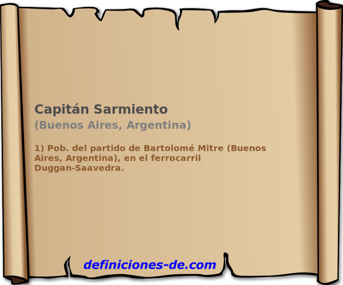 Capitn Sarmiento (Buenos Aires, Argentina)