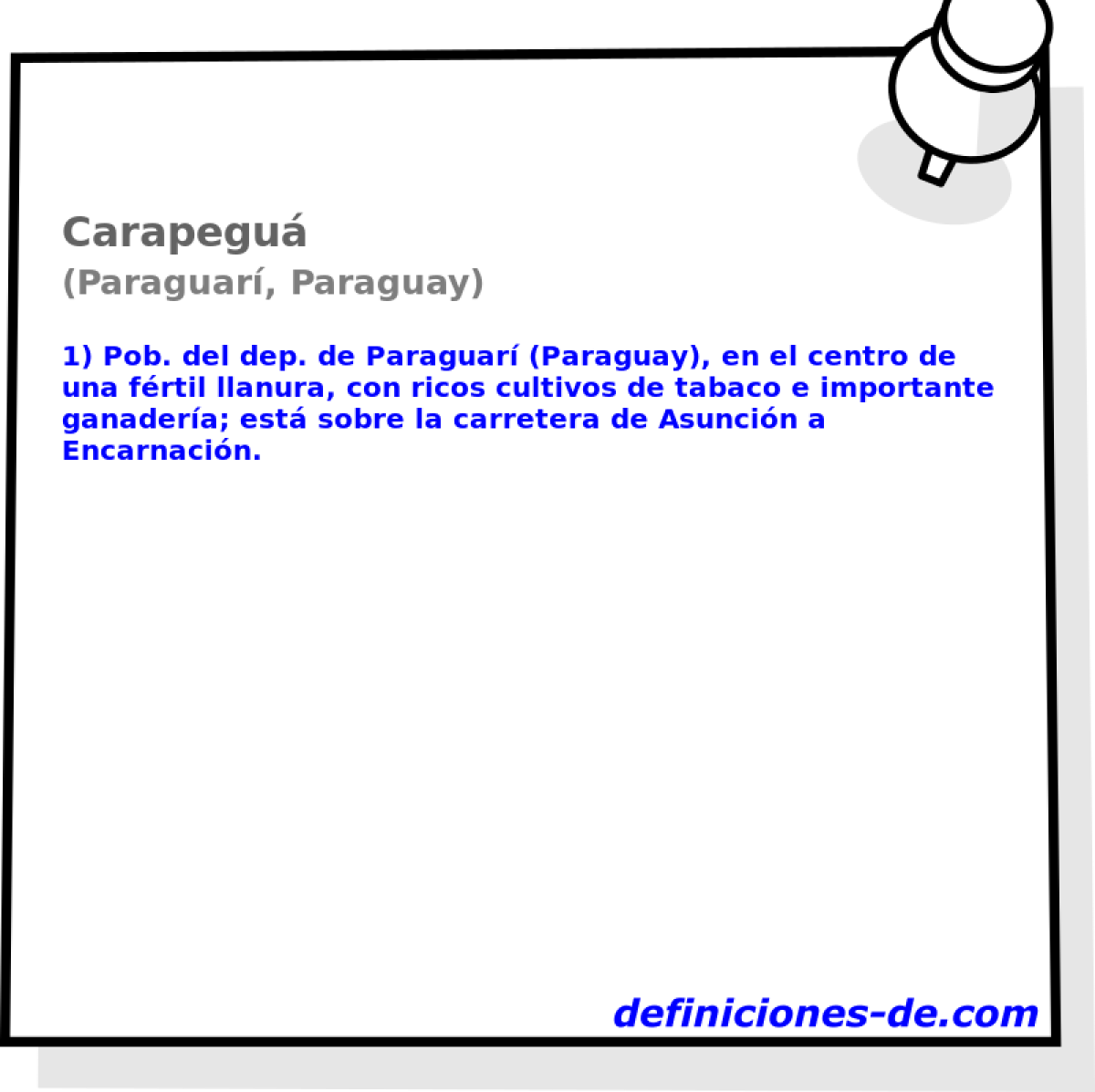 Carapegu (Paraguar, Paraguay)