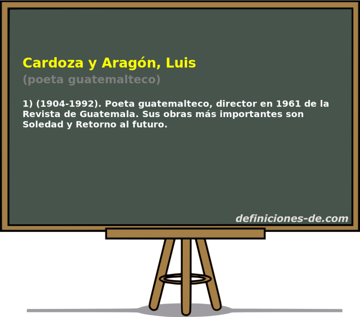 Cardoza y Aragn, Luis (poeta guatemalteco)
