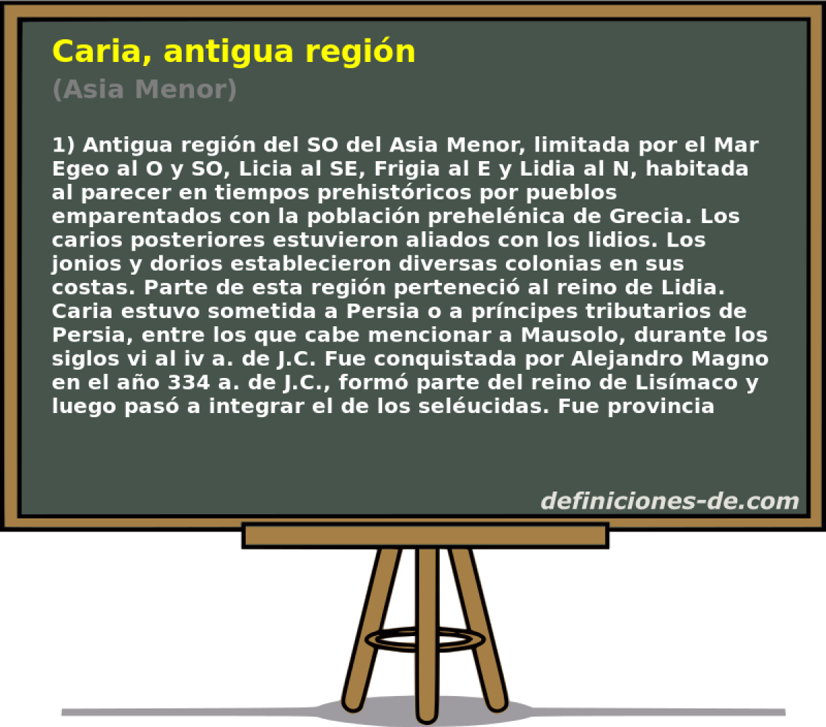 Caria, antigua regin (Asia Menor)