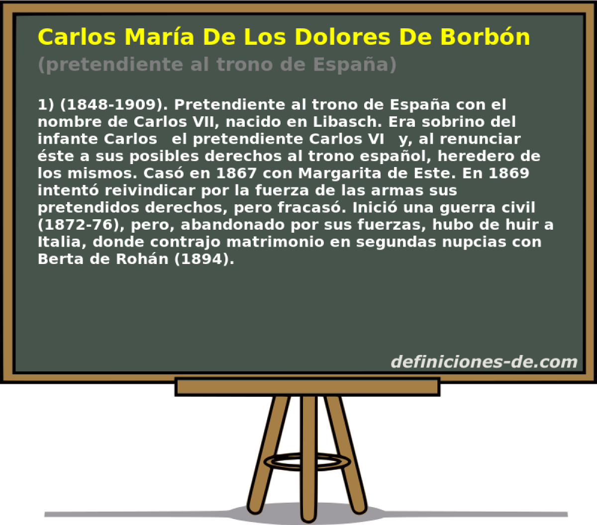 Carlos Mara De Los Dolores De Borbn (pretendiente al trono de Espaa)