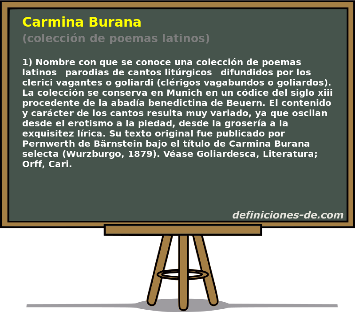 Carmina Burana (coleccin de poemas latinos)