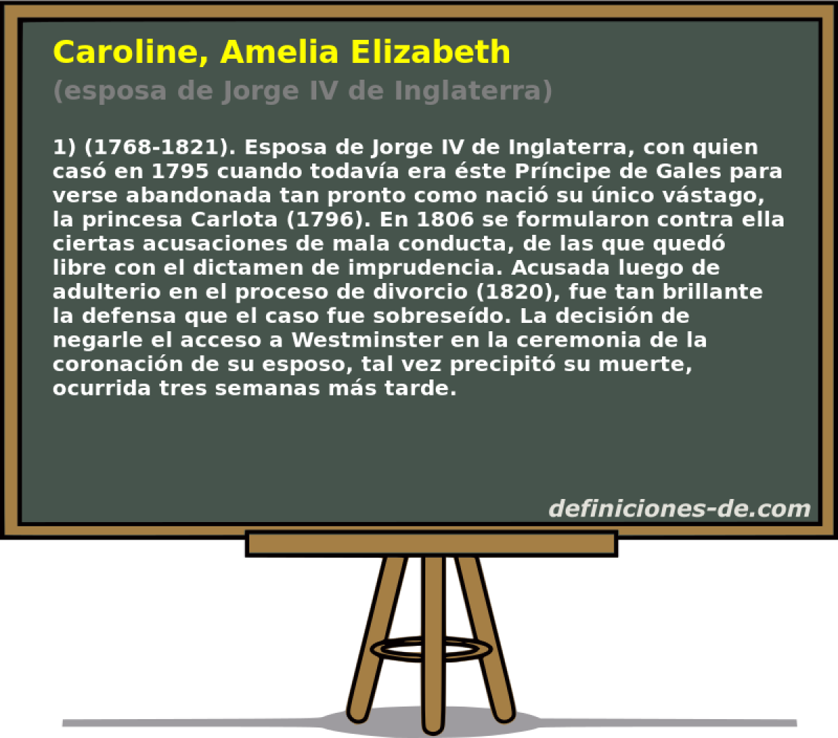 Caroline, Amelia Elizabeth (esposa de Jorge IV de Inglaterra)