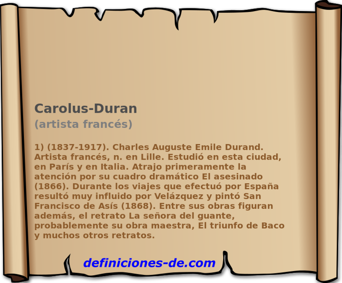 Carolus-Duran (artista francs)