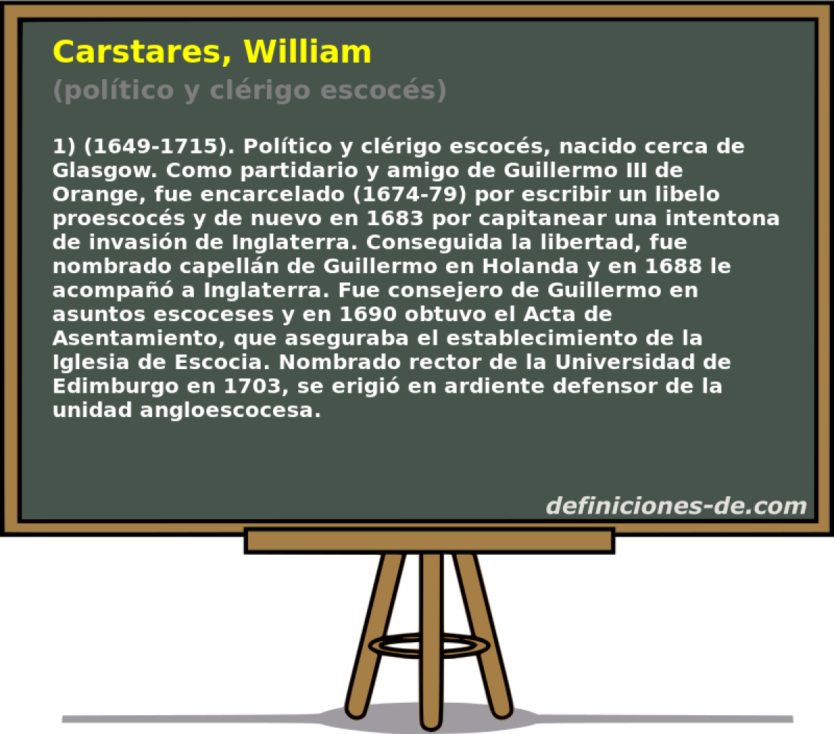 Carstares, William (poltico y clrigo escocs)