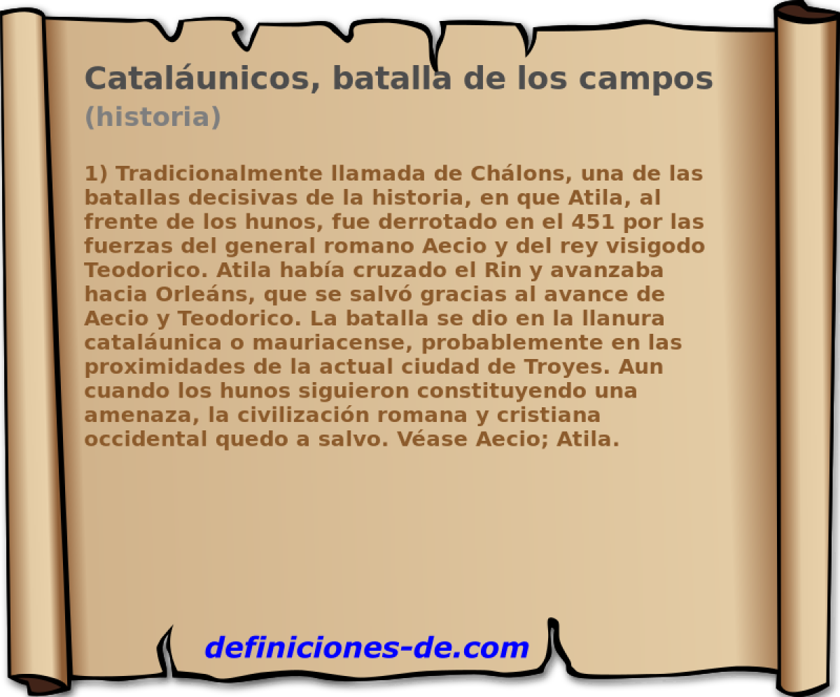 Catalunicos, batalla de los campos (historia)