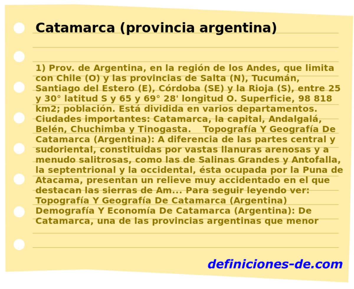 Catamarca (provincia argentina) 