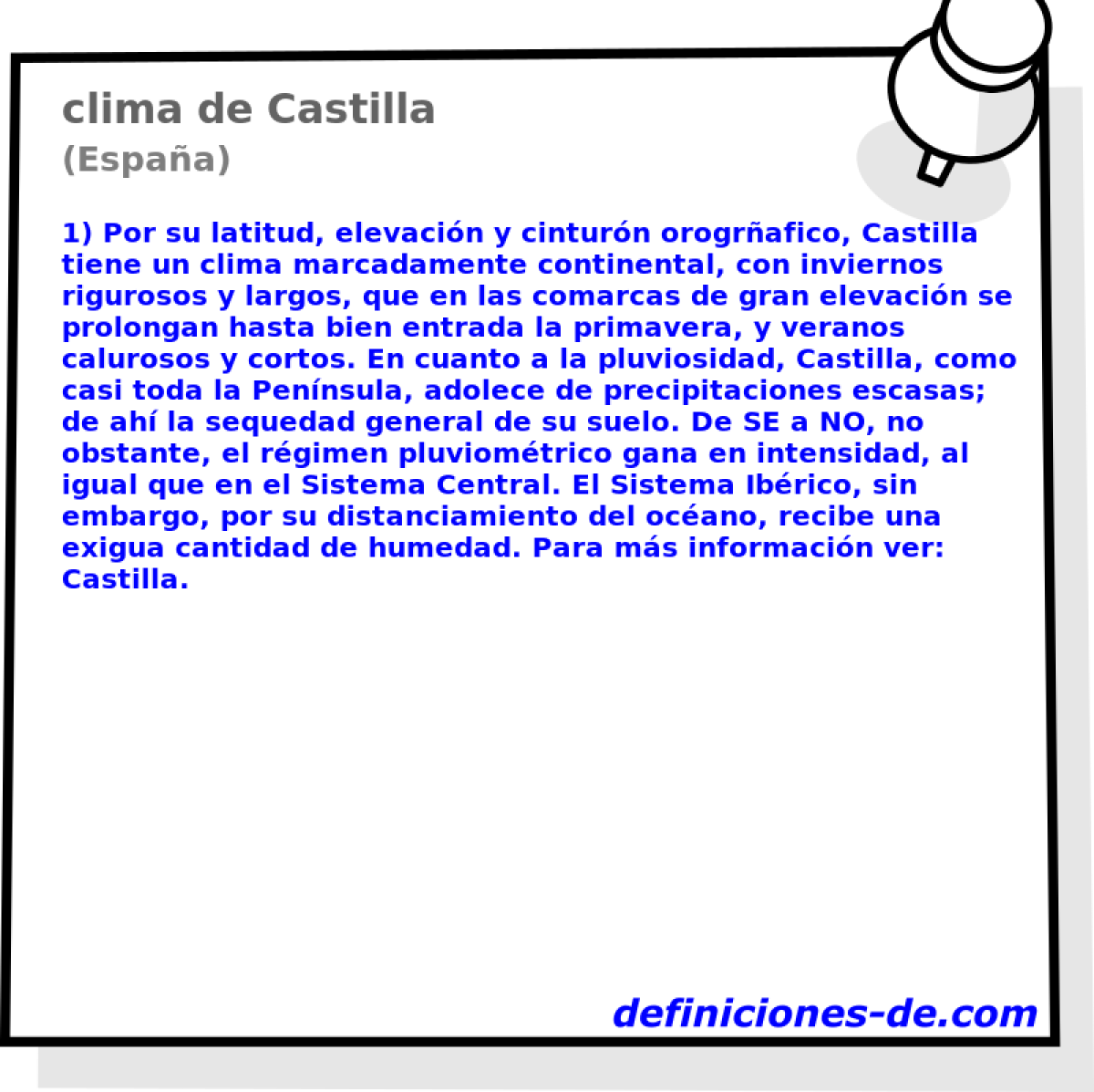 clima de Castilla (Espaa)