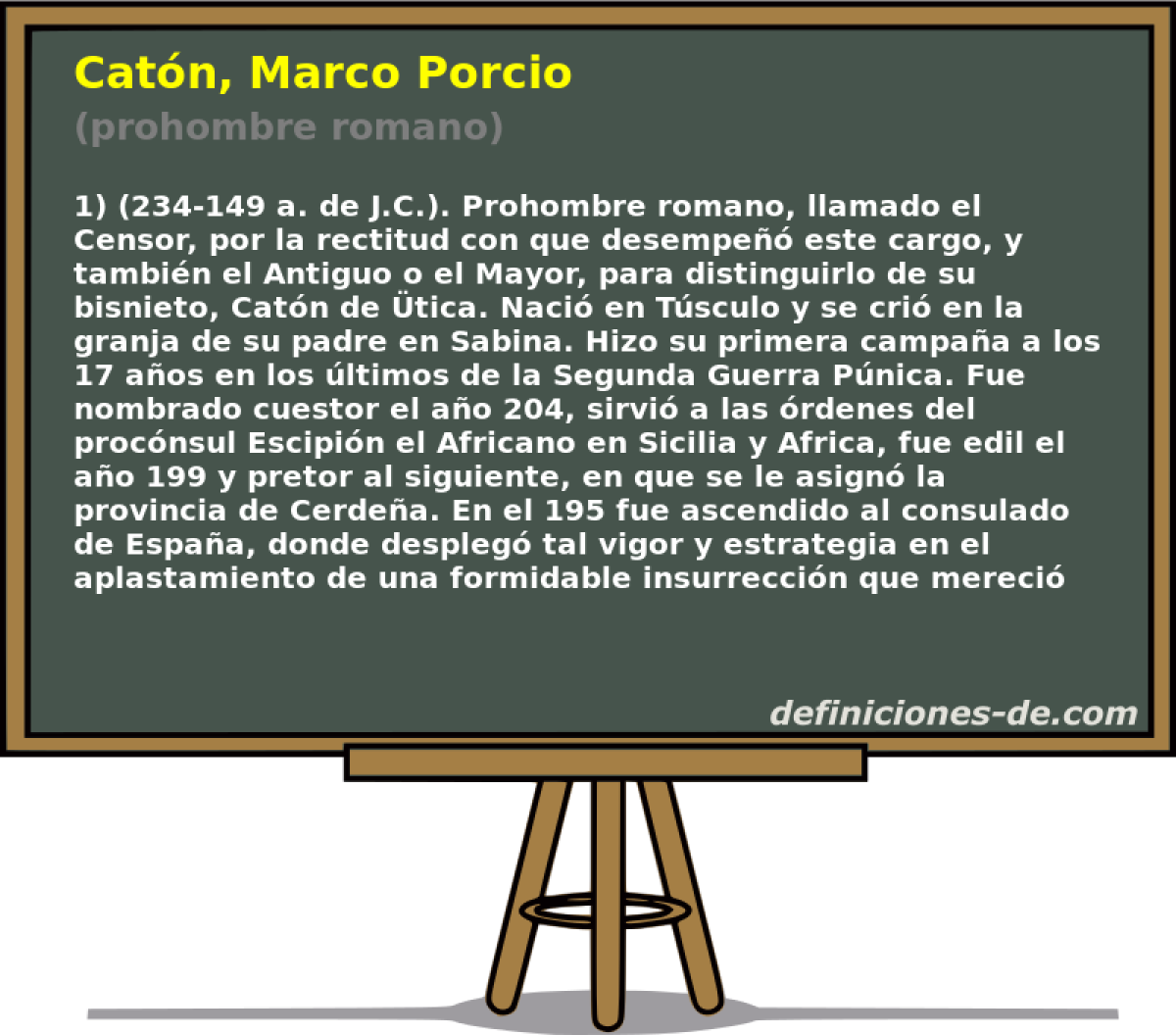 Catn, Marco Porcio (prohombre romano)