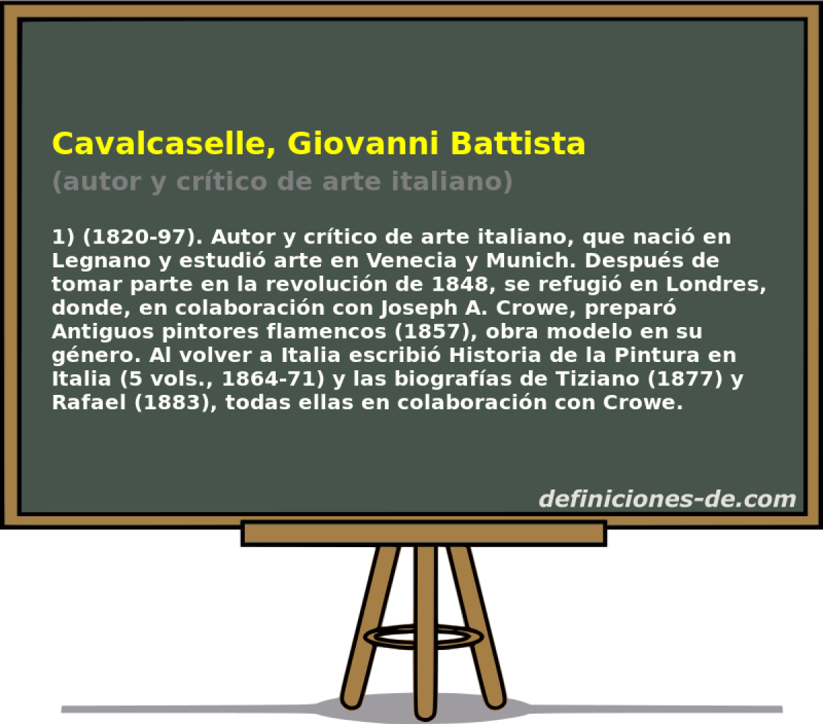 Cavalcaselle, Giovanni Battista (autor y crtico de arte italiano)