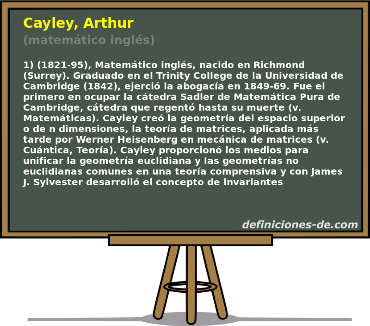Cayley, Arthur (matemtico ingls)