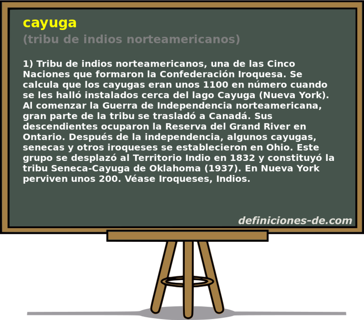 cayuga (tribu de indios norteamericanos)